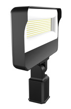 RAB Lighting X34-150LSF-830/U - Floodlights, 17387 lumens, X34, 130W,  slipfitter mount, 80cCRI 3000K, bronze, 120-277V, 0-10V dim