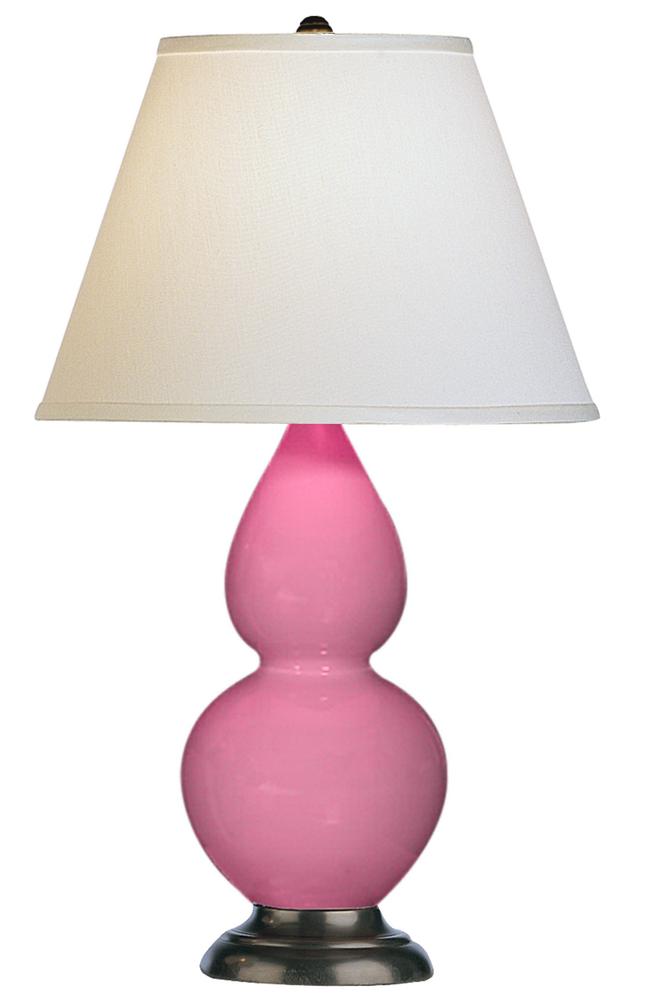 Schiaparelli Pink Small Double Gourd Accent Lamp