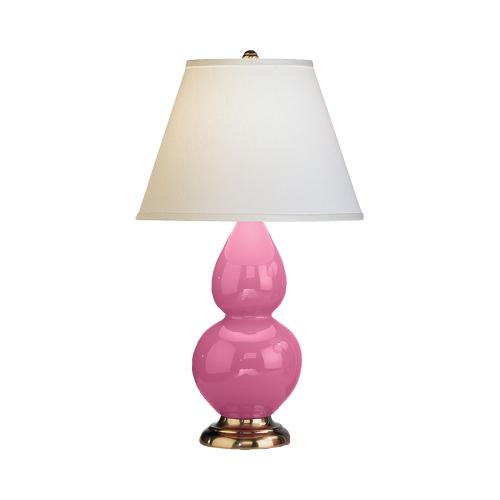 Schiaparelli Pink Small Double Gourd Accent Lamp