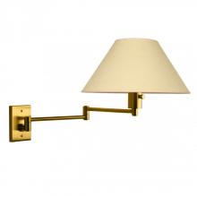 WPT Design ImagoPared-BRBR - Imago Pared - Swing Arm Sconce - Brushed Brass