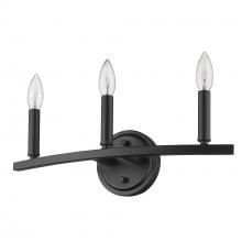 Acclaim Lighting IN41155BK - Sawyer 3-Light Matte Black Vanity