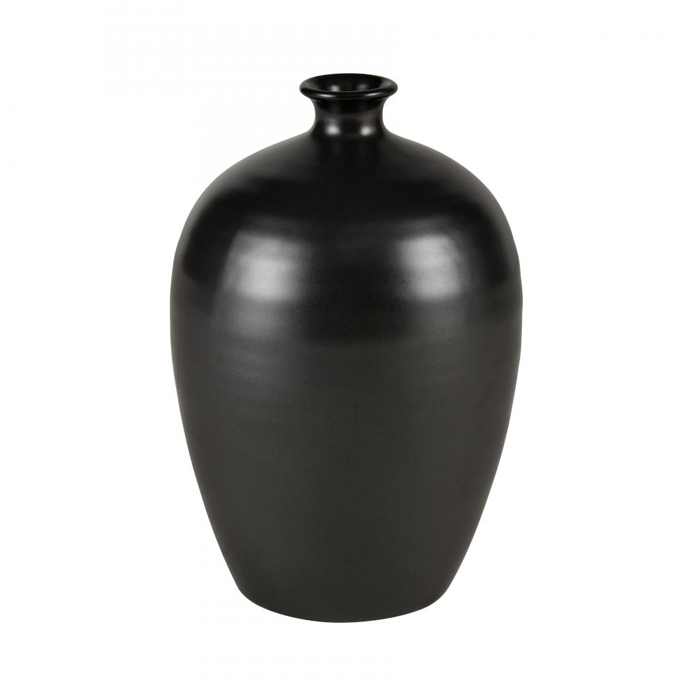 Faye Vase - Medium Black (2 pack) (2 pack)