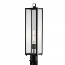 ELK Home Plus 1188-MB-CL - Capture 24.5'' High 1-Light Outdoor Post Light - Matte Black