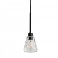 ELK Home Plus 8284-ADB-CL - Arctic 5'' Wide 1-Light Pendant - Acid Dipped Black