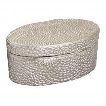 ELK Home Plus H0807-10658 - Oval Pebble Box - Large Nickel