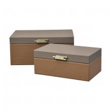 ELK Home Plus S0057-11217/S2 - Connor Box - Set of 2 Brown