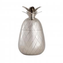 ELK Home Plus S0807-11394 - Little Island Pineapple Object - Silver (2 pack)