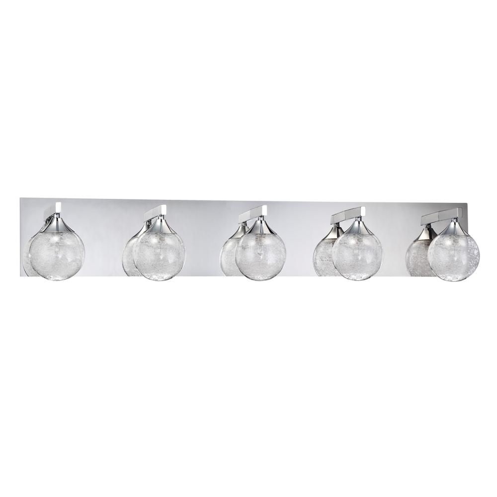 FYBRA 5-Light Chrome Vanity Light