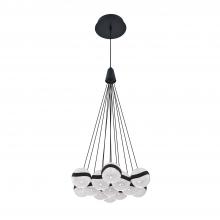 Kendal PF145-13L-BLK - MYSTYKE 13-Light LED Black Pendant