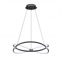 Kendal PF199-BLK/CH - HOOP 24" LED Pendant