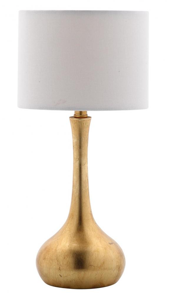 One Light Gold Leaf Table Lamp