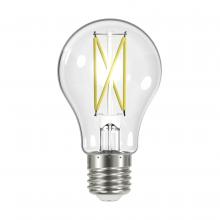  S12418 - 8 Watt LED A19; Clear; Medium Base; 5000K; 90 CRI; 120 Volt