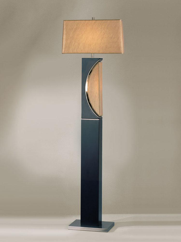 Half Moon Floor Lamp Dark Brown