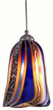 Oggetti Luce 18-156AE - FIORE, COBALT, SN, DOME, E26