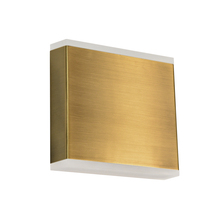 Dainolite EMY-550-5W-AGB - 15W LED Wall Sconce, Aged Brass with Frosted Acrylic Diffuser