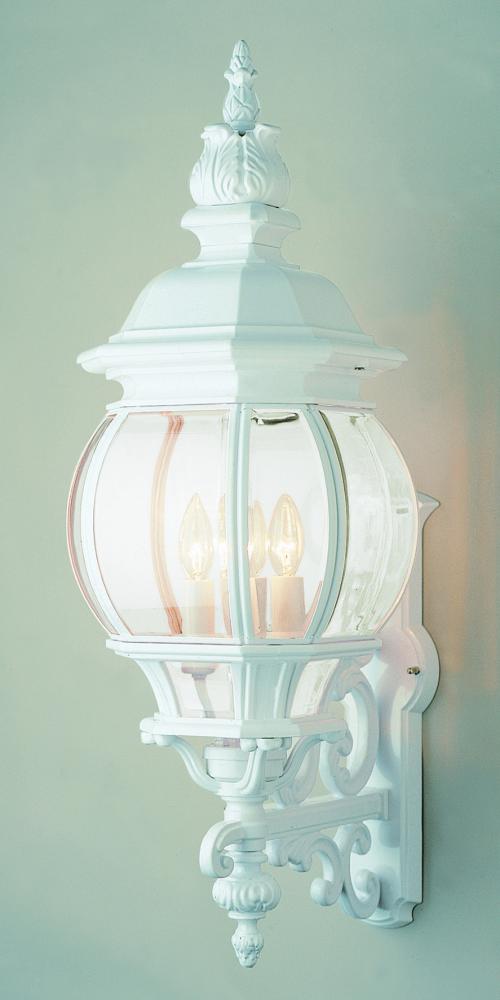 Francisco 4-Light Outdoor Beveled Glass Embellished Coach Wall Lantern