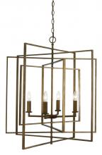 Trans Globe 10596 AG - El Capitan 26" Pendant Style Cage Chandelier