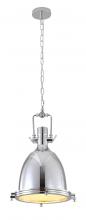 Bethel International AV31CH - Pendant Metal & Glass