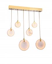 Bethel International BU06C43G - LED Chandelier Gold