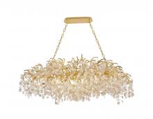 Bethel International CN04C45G - Chandelier Aluminum & Glass