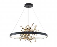 Bethel International GL350C32B-2 - LED Chandelier Sand Black