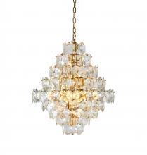 Bethel International GL437C24BR - Chandelier  Brass