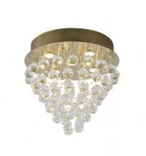 Bethel International LX03SF16G - Semi Flush Mount Gold