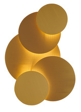 Bethel International MU80W17BR - LED Wall Sconce Brass