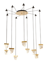 Bethel International MU82C32BR - Chandelier  gold