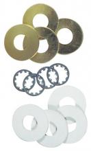 Westinghouse 7015500 - 12 Assorted Washers Brass-Plated Steel