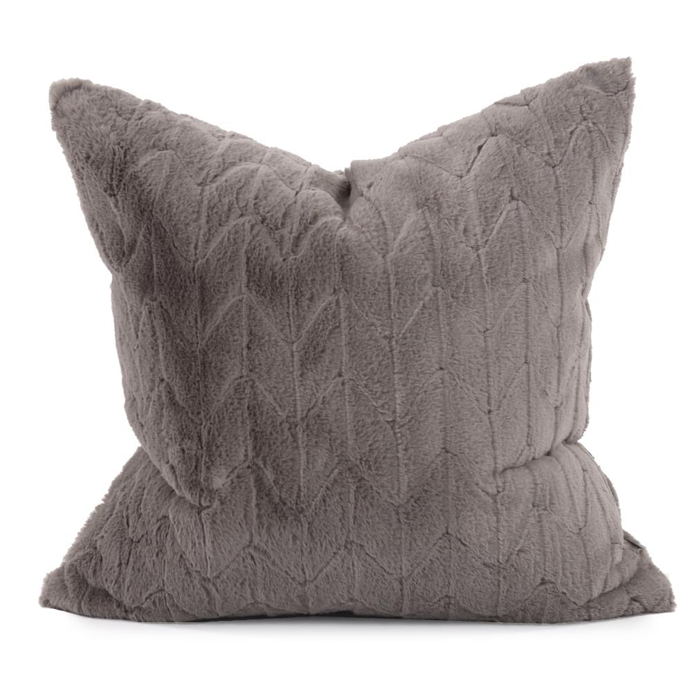 24" x 24" Angora Stone Pillow - Down Fill