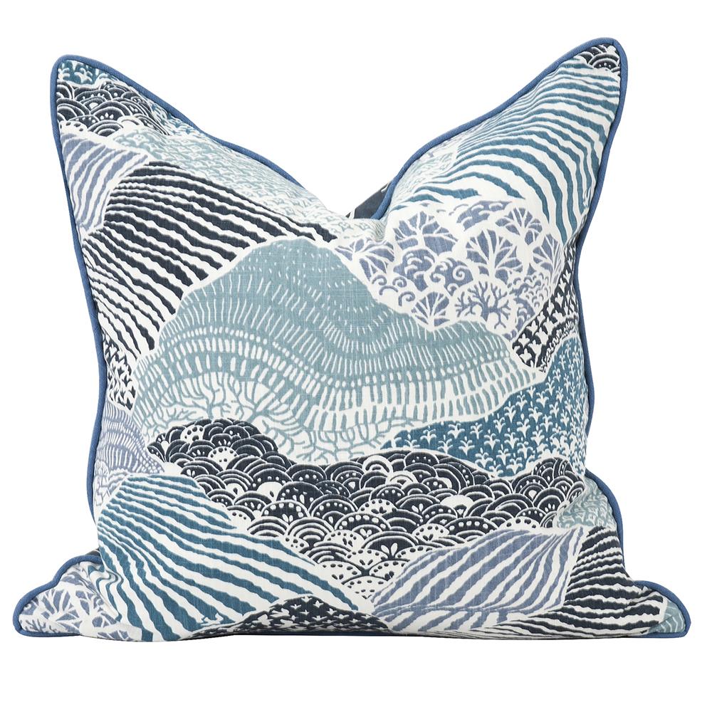 20" x 20" Pillow Windsor Park Ocean - Down Insert