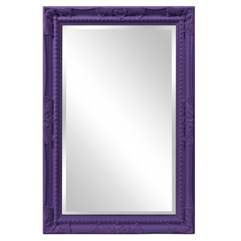 Queen Ann Mirror - Glossy Royal Purple