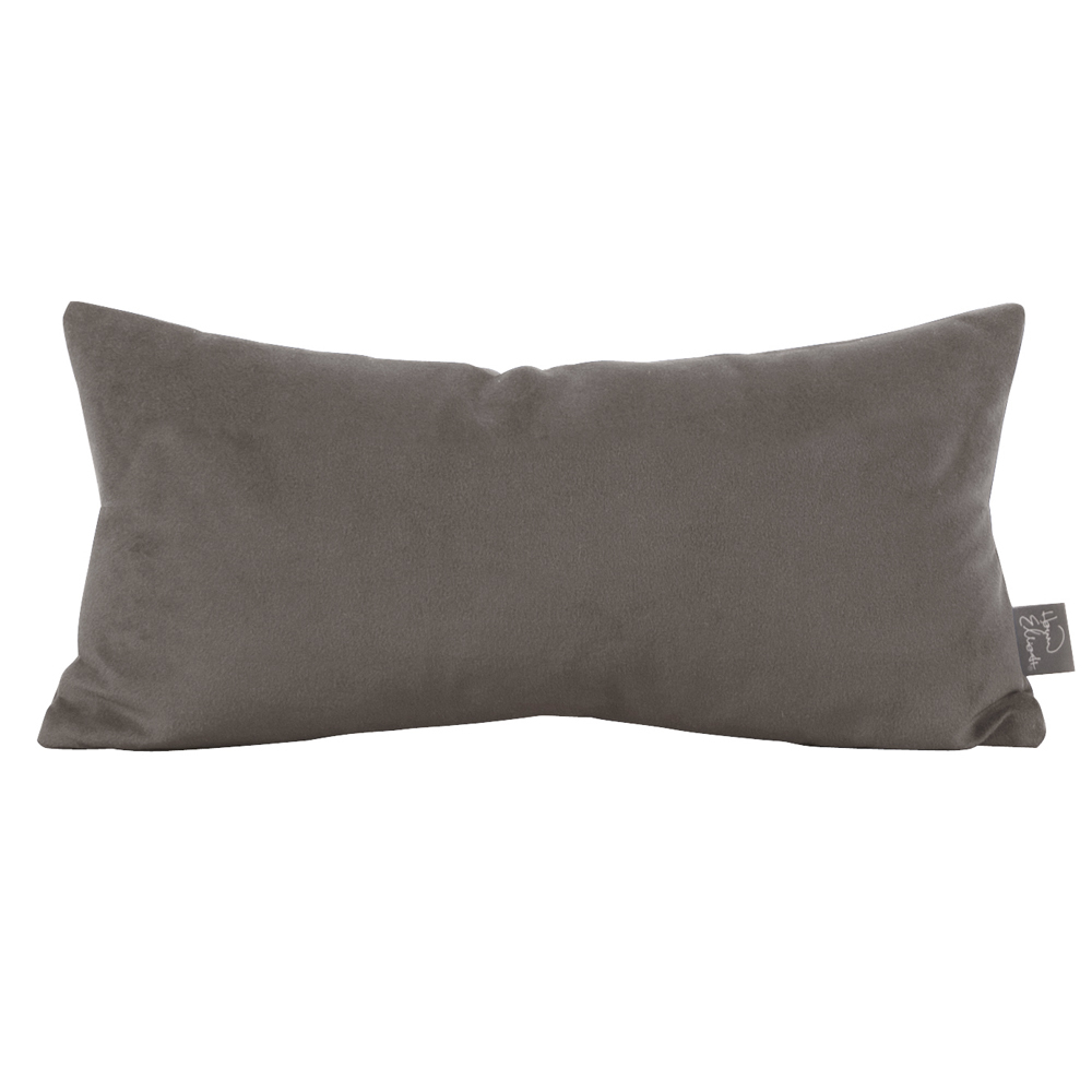 Kidney Pillow Bella Pewter - Poly Insert