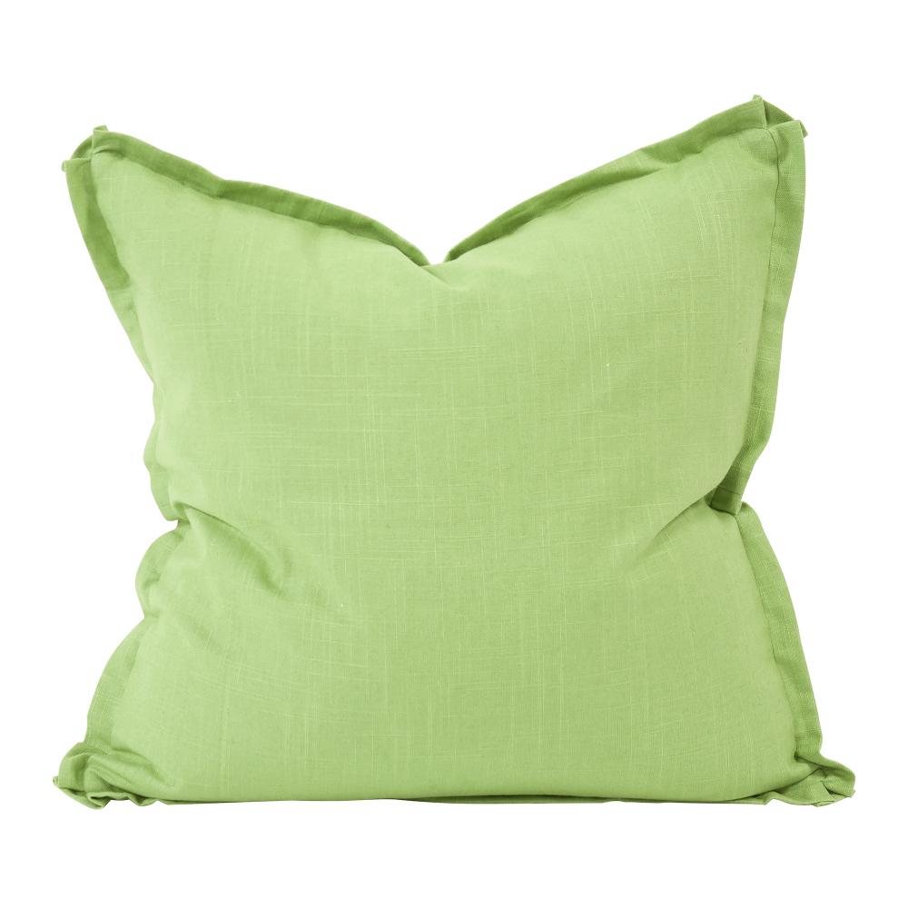 24" x 24" Pillow Linen Slub Grass - Down Insert