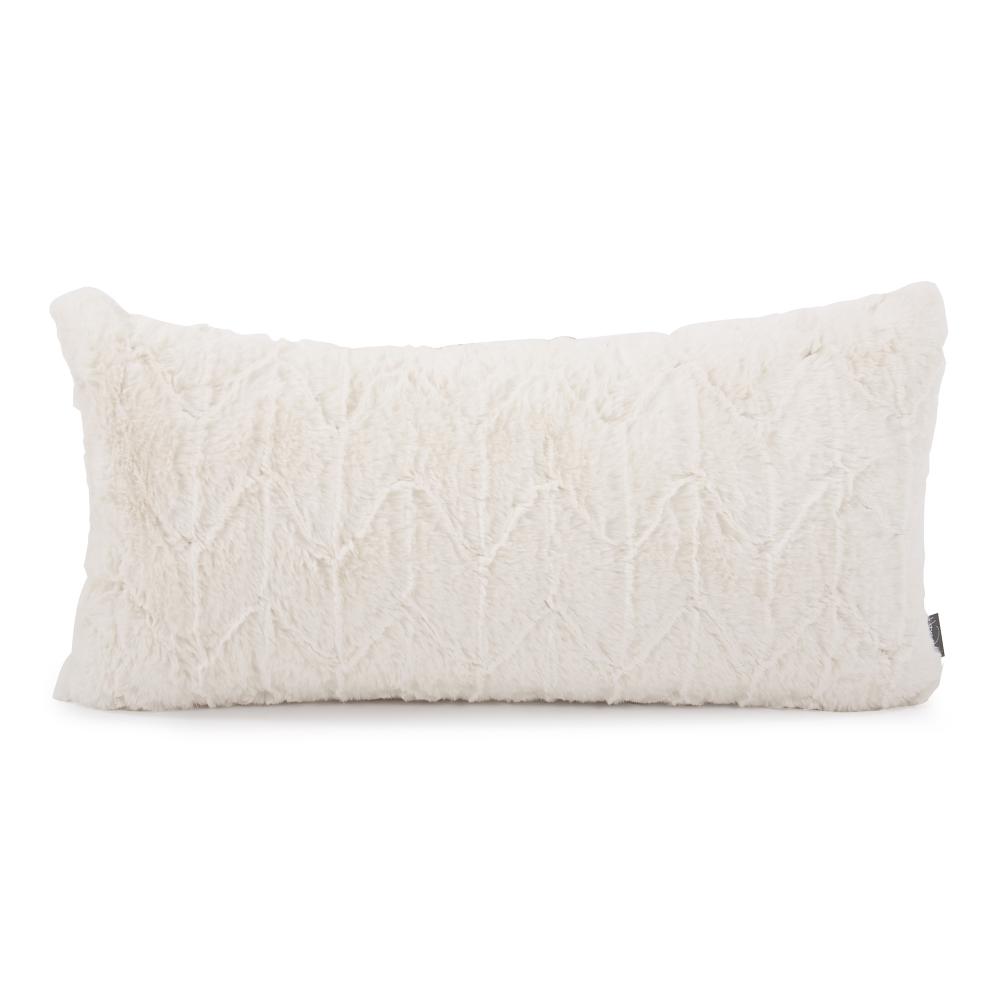 11" x 22" Angora Natural Kidney Pillow