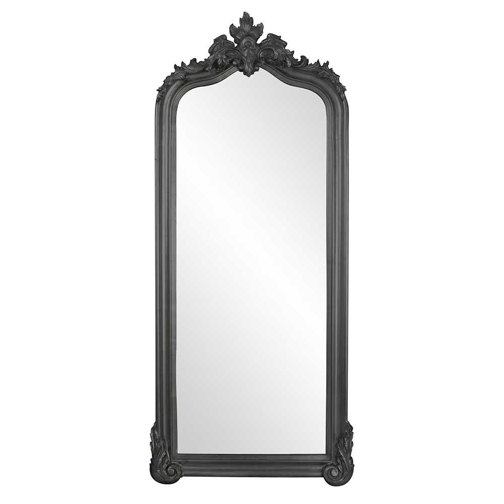 Tudor Mirror - Glossy Charcoal