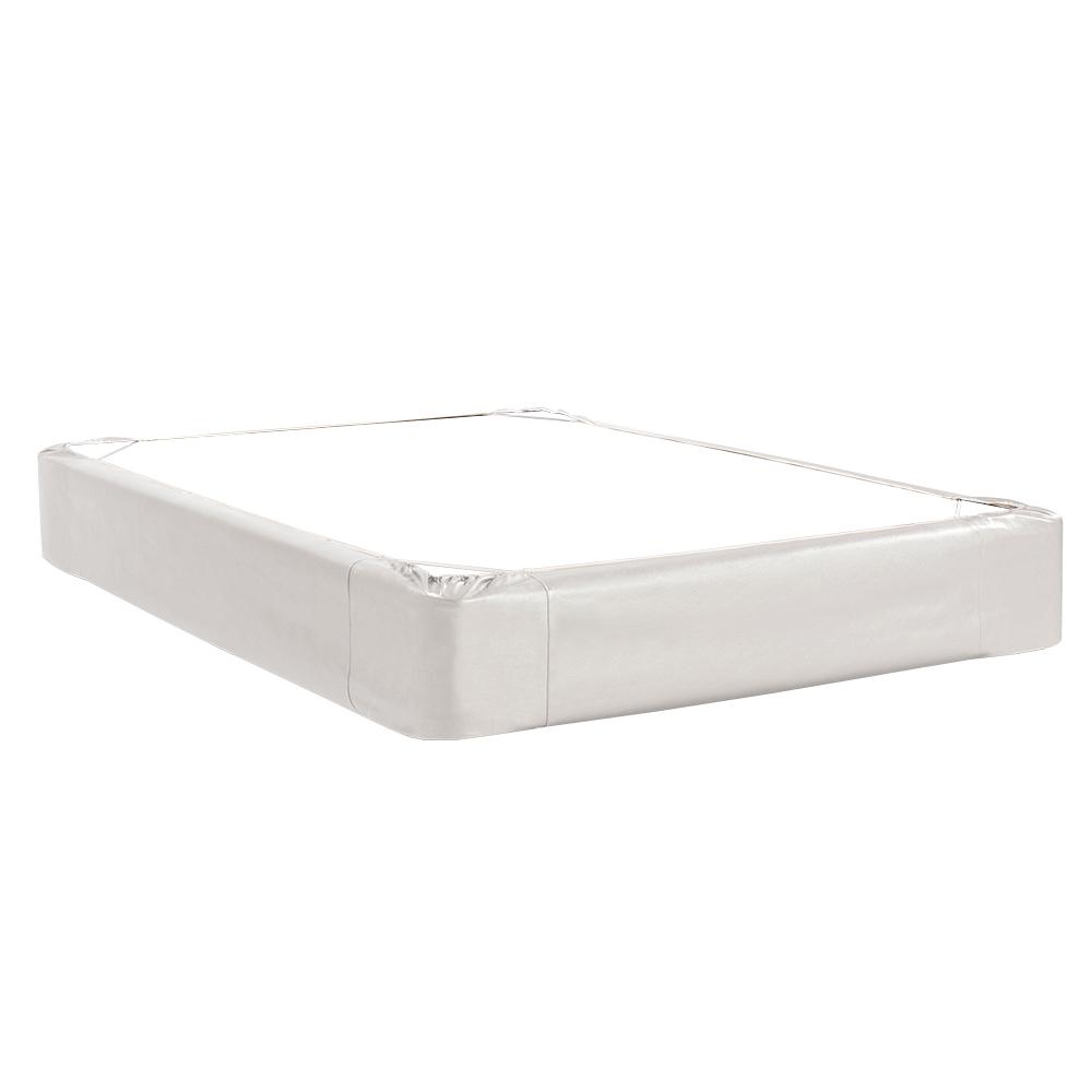 Queen Boxspring Cover Luxe Mercury (Cover Only)