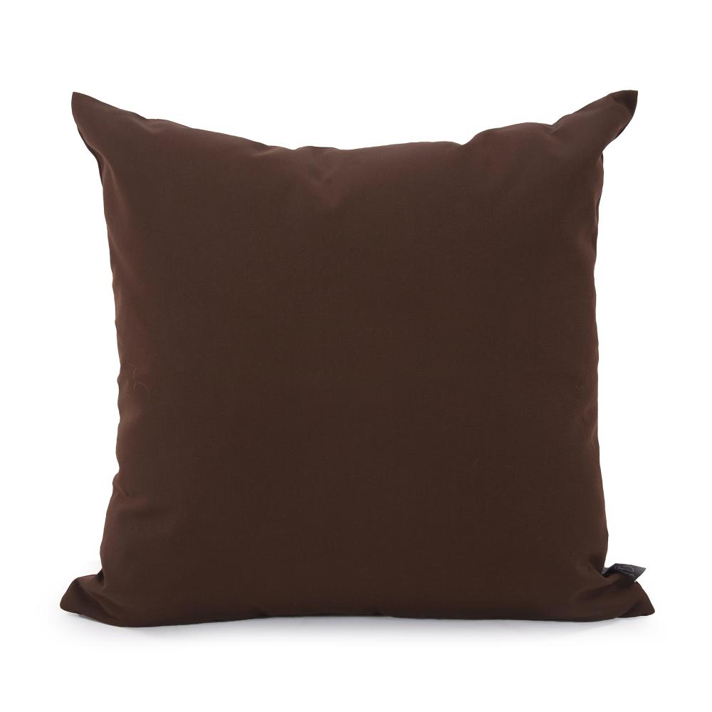 20" x 20" Pillow Seascape Chocolate