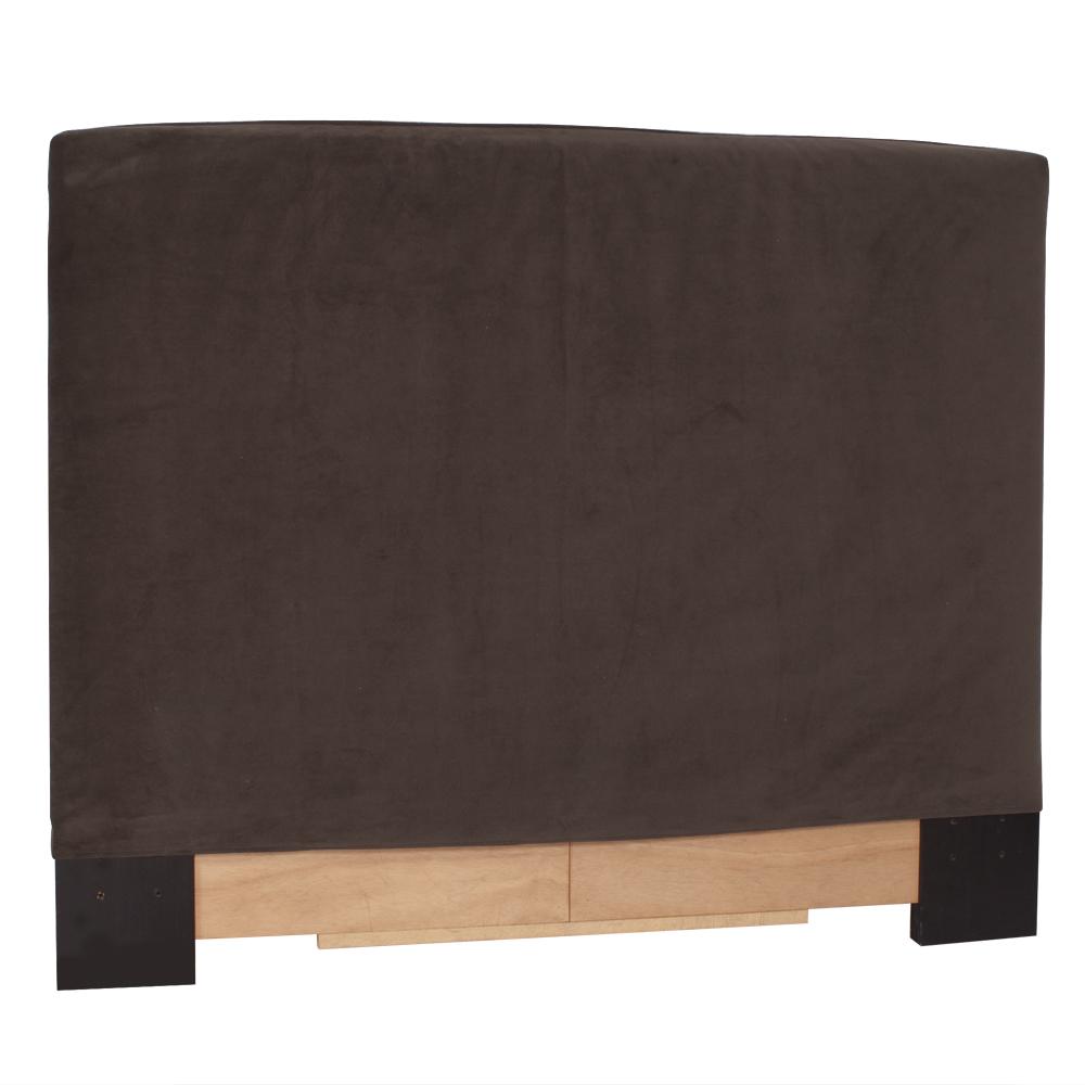 Twin Slipcovered Headboard Bella Chocolate (Base and Cover Included)