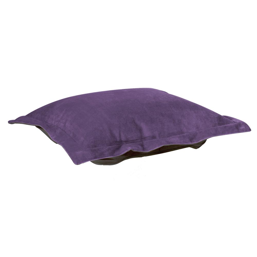 Puff Ottoman Cover Bella Eggplant (Cover Only)