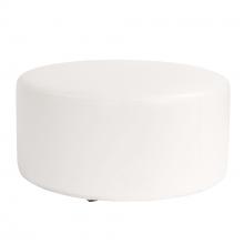 Howard Elliott Q132-944 - Universal Round Ottoman Atlantis White