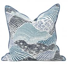 Howard Elliott 2-667F - 20" x 20" Pillow Windsor Park Ocean - Down Insert