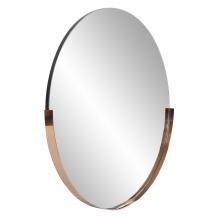 Howard Elliott 48120 - Dante Round Rose Gold Mirror