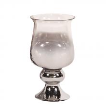 Howard Elliott 93018 - Smokey Glass Hurricane Small Vase