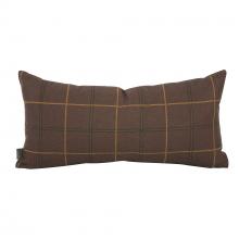 Howard Elliott 4-1010 - Kidney Pillow Oxford Chocolate - Poly Insert