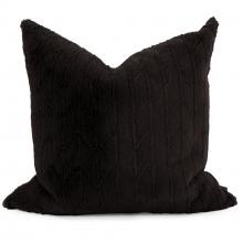 Howard Elliott 3-1090F - 24" x 24" Angora Ebony Pillow - Down Fill