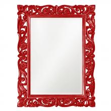 Howard Elliott 2113R - Chateau Mirror - Glossy Red