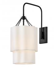 Hinkley Merchant 47730BK - Large Single Light Sconce