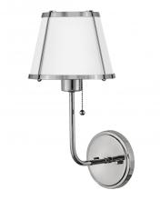 Hinkley Merchant 4890PN - Medium Single Light Sconce